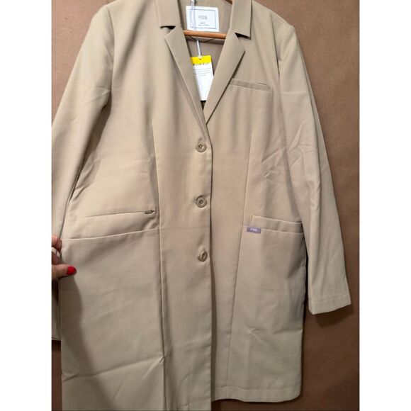 NWT Figs Bellevue Long Labcoat - Picture 2 of 14